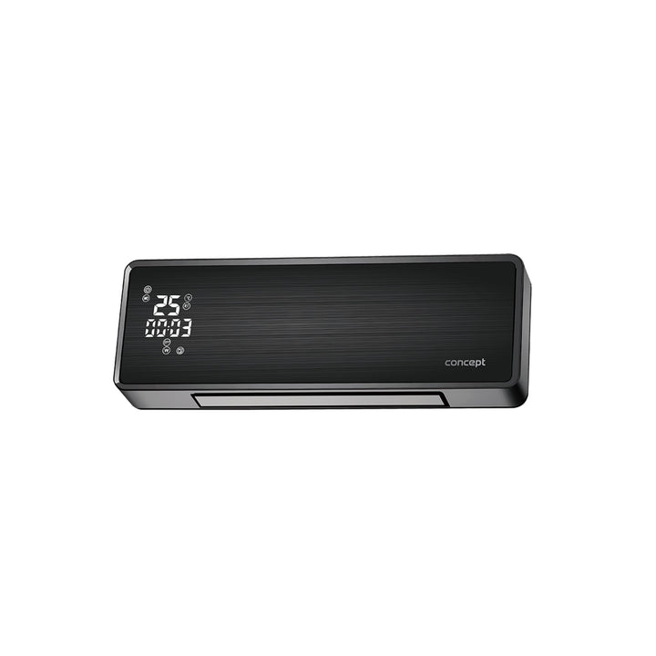 Concept QH4001 Zwarte Keramische Wandverwarmer met Afstandsbediening