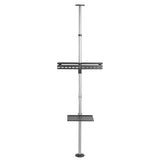Telescopische tv-houder, plafond en vloer met plank Maclean MC-791N 37 "-70", max. 30 kg