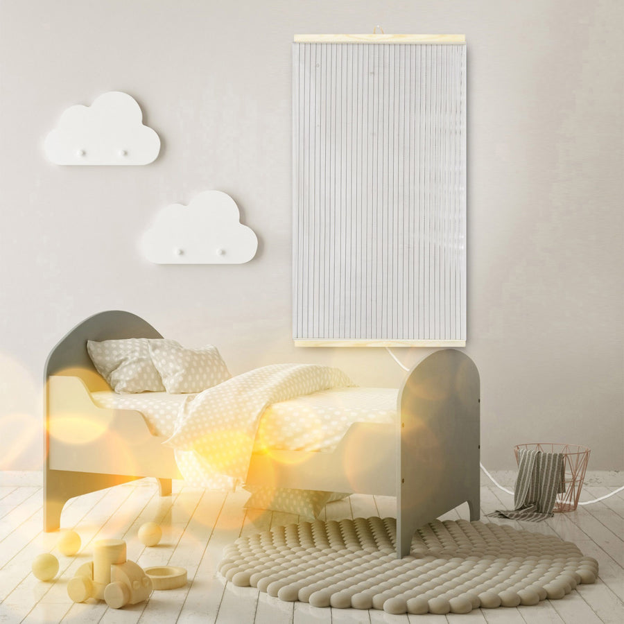 Infraroodverwarming - flexibel verwarmingspaneel 430W TRIO design 14 transparant, afmetingen 100x57cm met regelaar