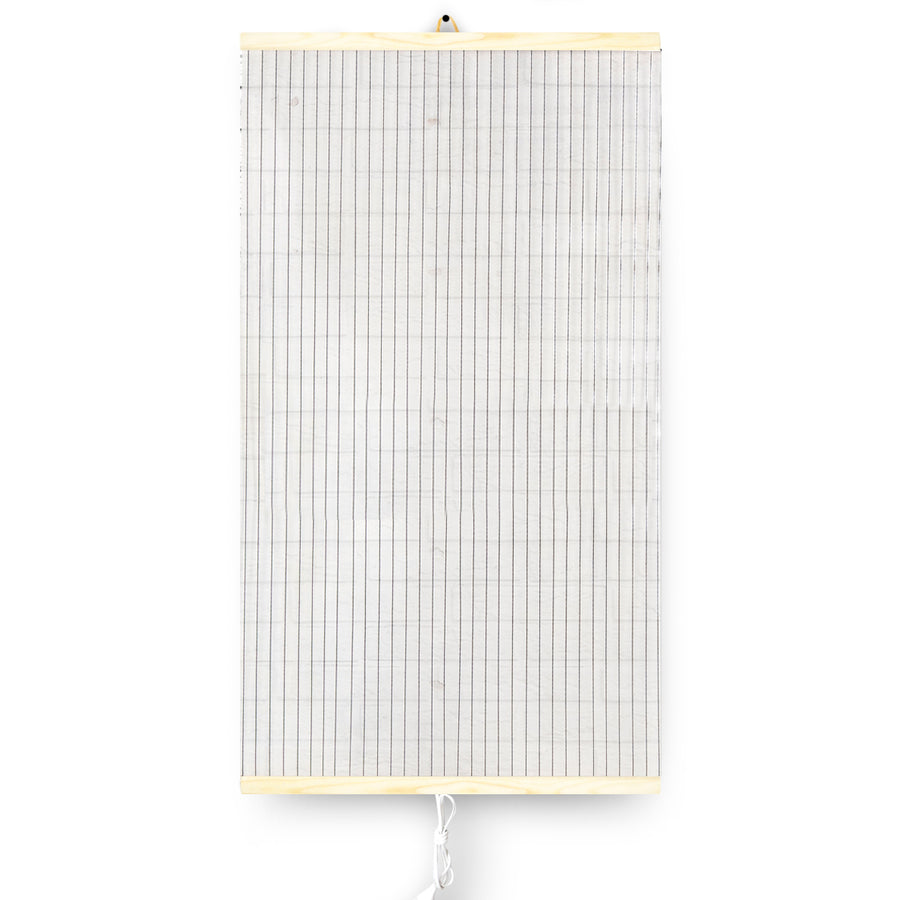 Infraroodverwarming - flexibel verwarmingspaneel 430W TRIO design 14 transparant, afmetingen 100x57cm met regelaar
