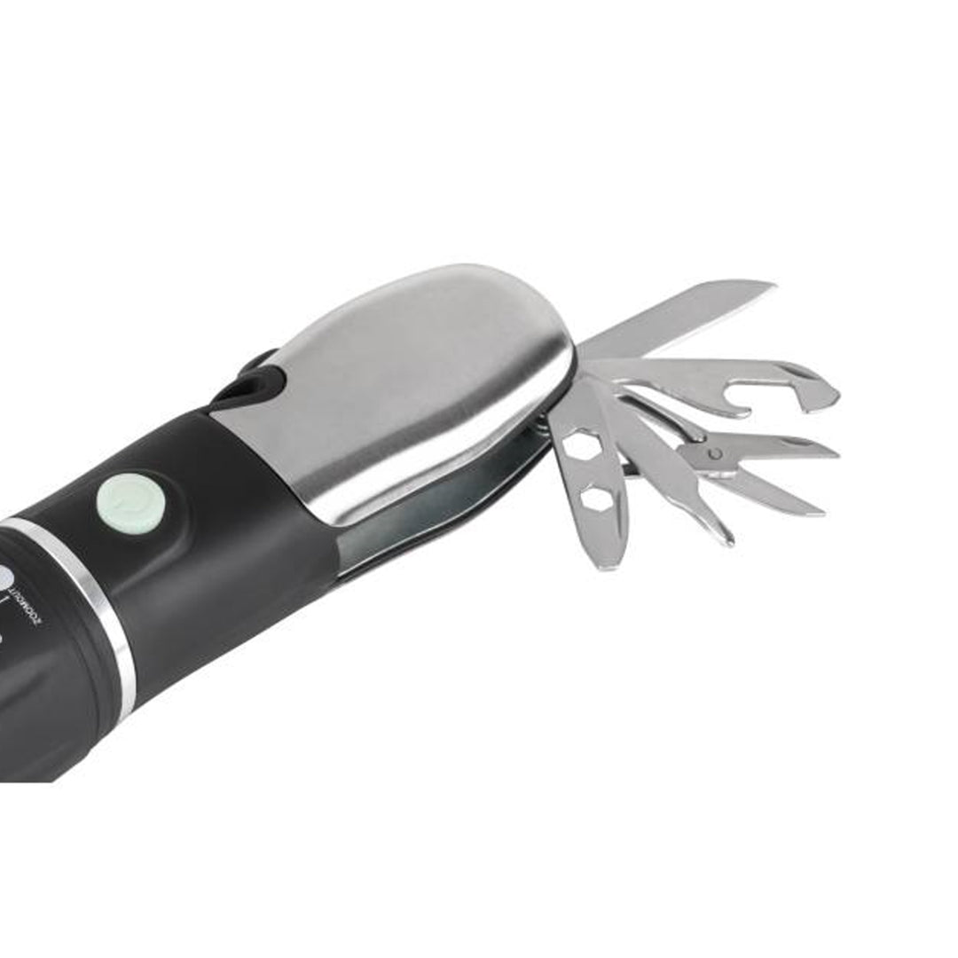 Multifunctionele zaklamp Rebel Light URZ0919 voorzien van een aantal handige tools