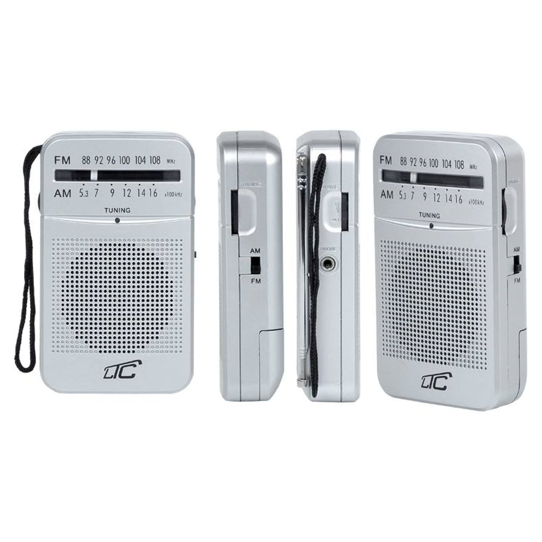 LTC Retro Lega draagbare radio met een telescopische antenne