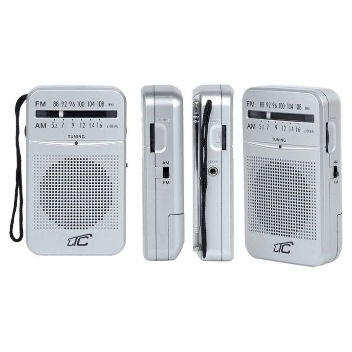 LTC Retro Lega draagbare radio met een telescopische antenne
