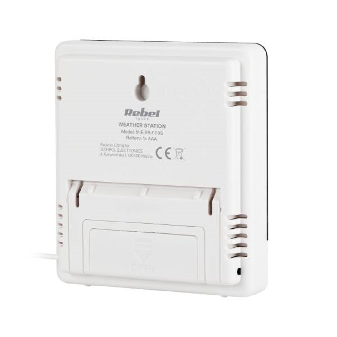 Rebel Tools RB-0005 weerstation voor thuis met vochtigheidsmeting