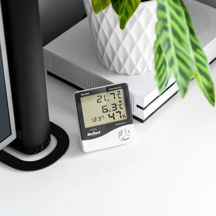 Rebel Tools RB-0005 weerstation voor thuis met vochtigheidsmeting