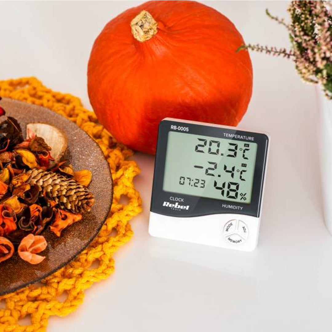 Rebel Tools RB-0005 weerstation voor thuis met vochtigheidsmeting