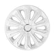 16" NRM STERK WIT GEPASTE Wieldoppen 4 stuks - Wit