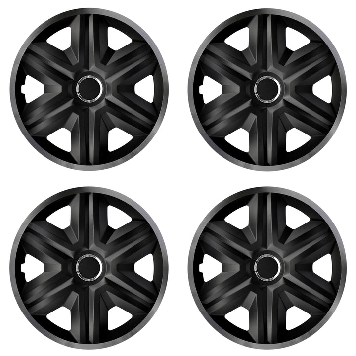 Enjoliveurs 16" NRM FAST LUX GRAPHITE graphite noir 4 pcs