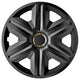 16" NRM FAST GRAPHITE GEPASTE wieldoppen 4 stuks - grafietkleur