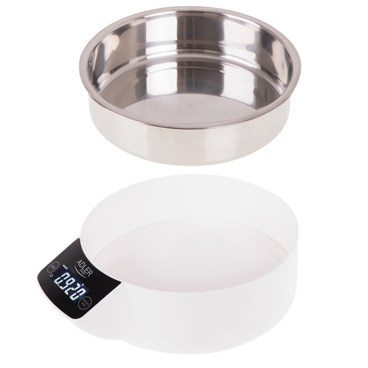Adler AD3166 - keukenweegschaal met ingebouwde kom / 900ml