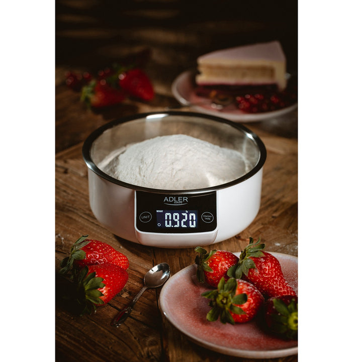 Adler AD3166 - keukenweegschaal met ingebouwde kom / 900ml