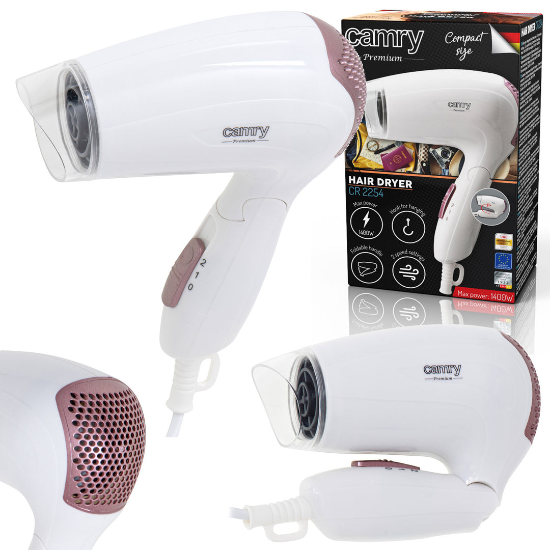 Haardroger 1200W Camry CR 2254 2 vermogensstanden