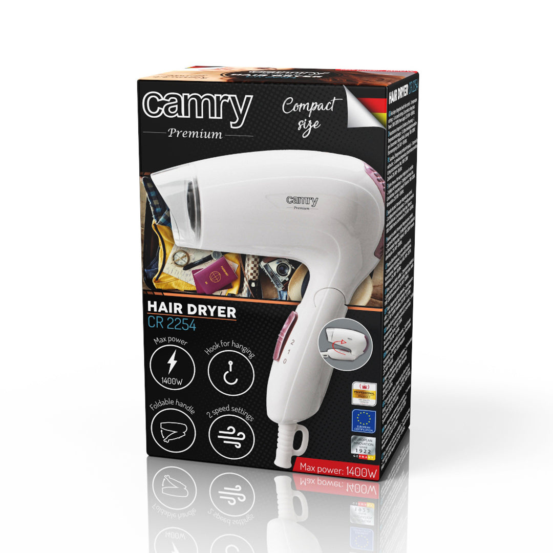 Haardroger 1200W Camry CR 2254 2 vermogensstanden