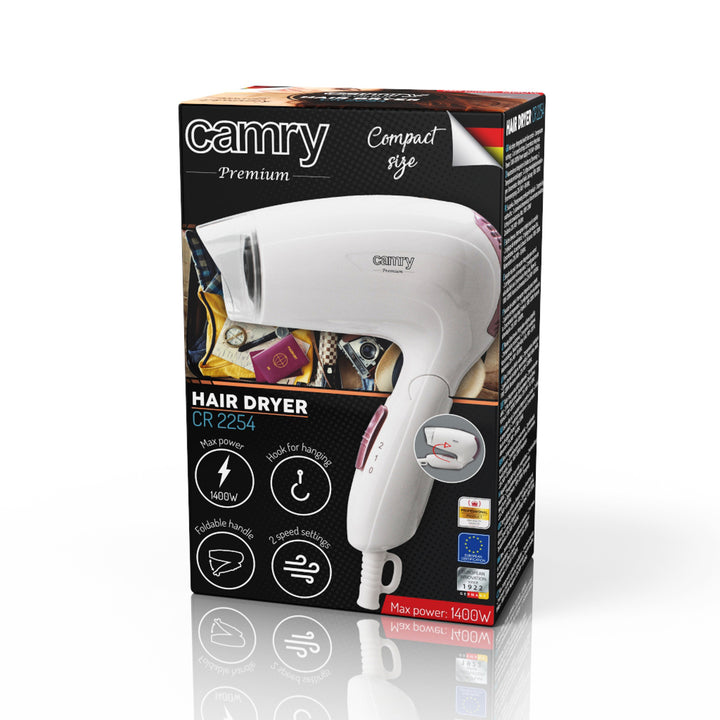 Haardroger 1200W Camry CR 2254 2 vermogensstanden