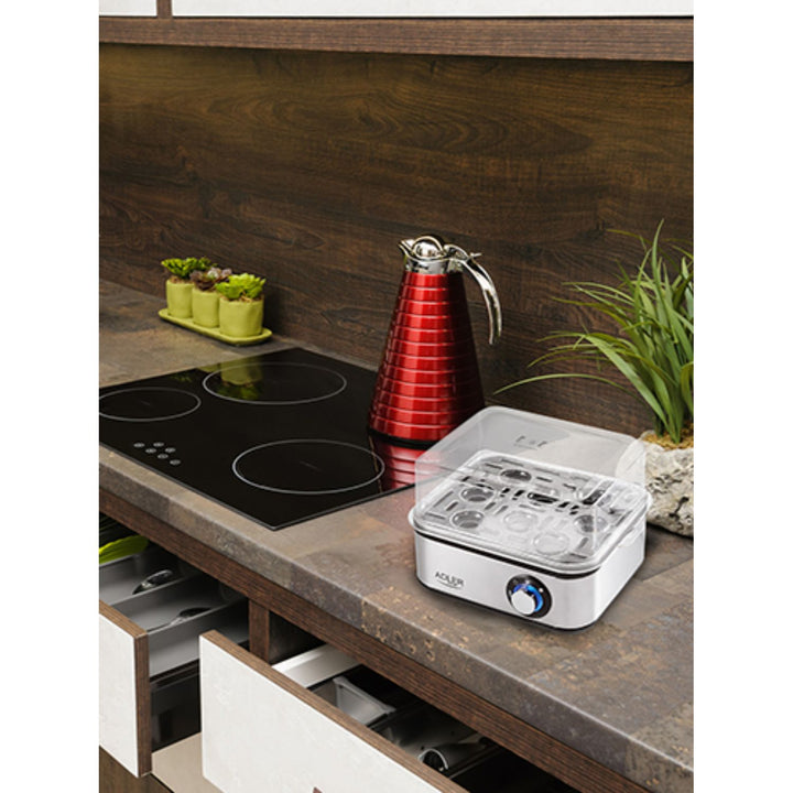 Automatische eierkoker voor het koken van 8 eieren Adler AD 4486 800W