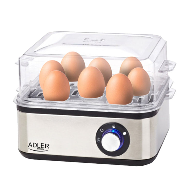 Automatische eierkoker voor het koken van 8 eieren Adler AD 4486 800W