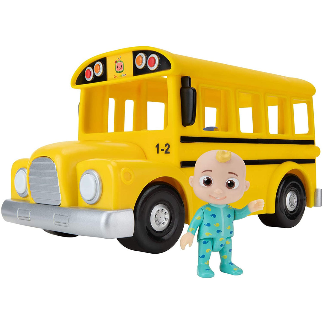 CoComelon CMW0015 meezingbus met geluid en JJ speelfiguur voor kinderen vanaf 2 jaar