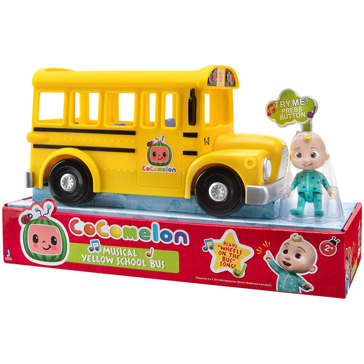 CoComelon CMW0015 meezingbus met geluid en JJ speelfiguur voor kinderen vanaf 2 jaar