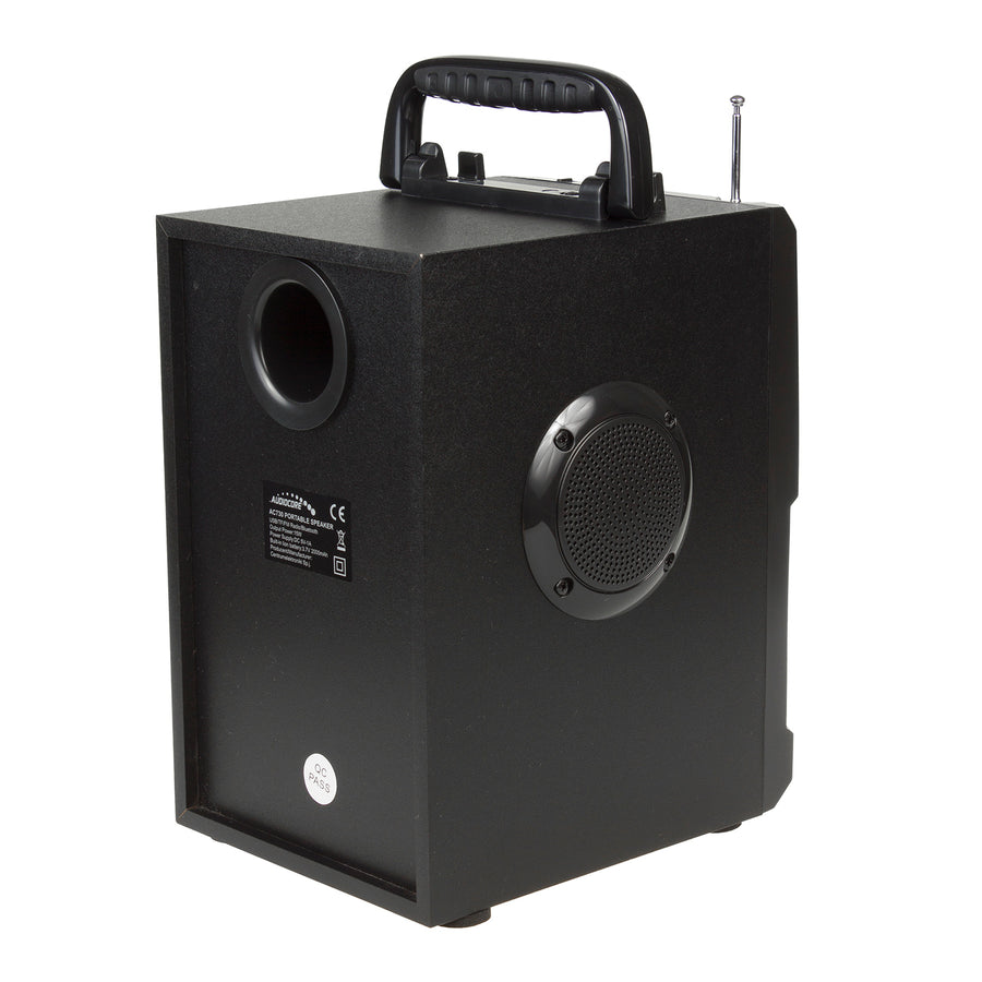Audiocore AC730 Draagbare bluetooth luidspreker Draadloos 11W Uitgangsvermogen/ Radio / SD / MMC / Aux-in / USB / Verlichting / Afstandsbediening / Handvat