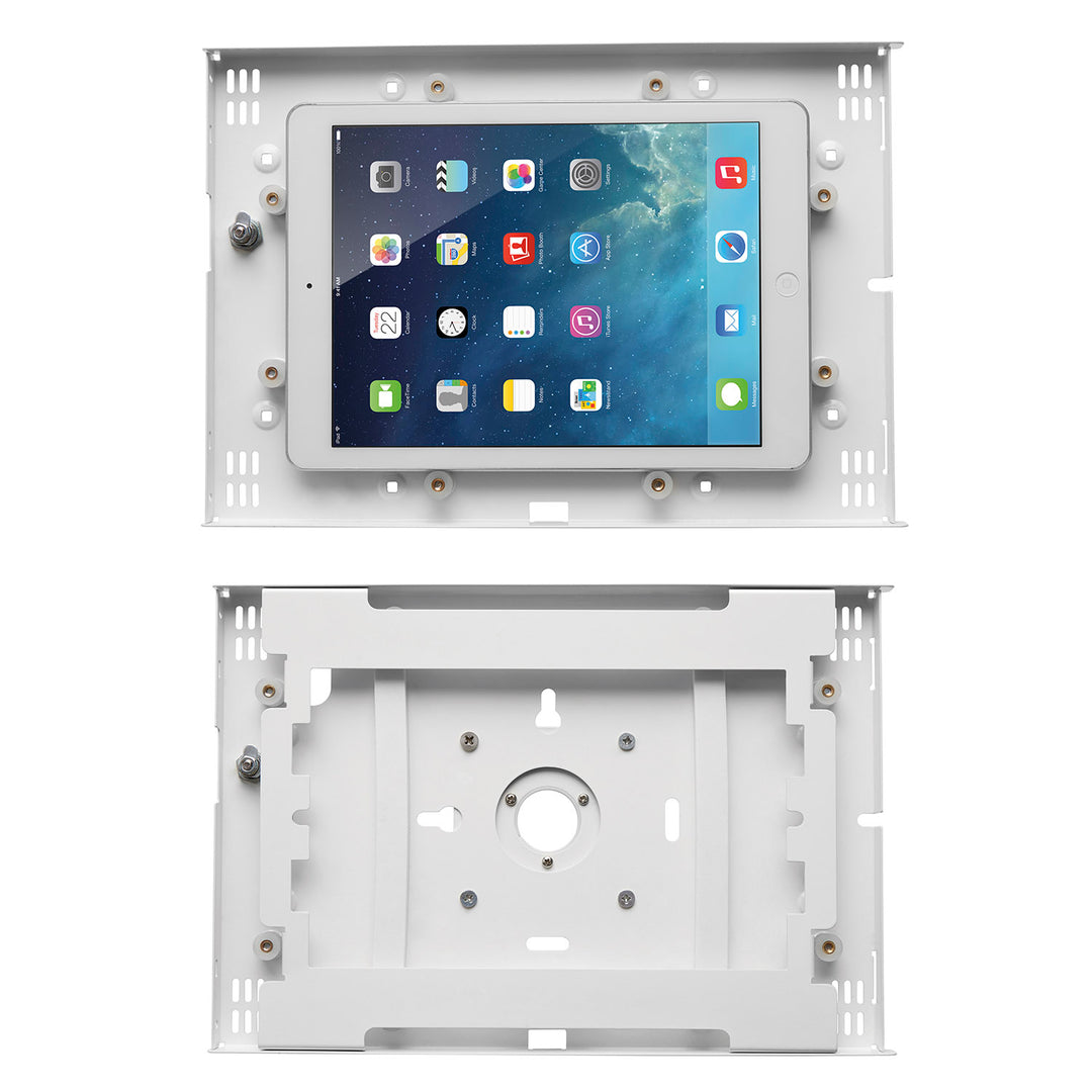 Maclean MC-909 Support de tablette antivol 2 en 1, support de table et support mural compatible avec 9,7 pouces/10,2 pouces, iPad, 10,5 pouces, iPad Air/iPad Pro, 10,1 pouces, Samsung Galaxy, Tab A (2019) ( Blanc)