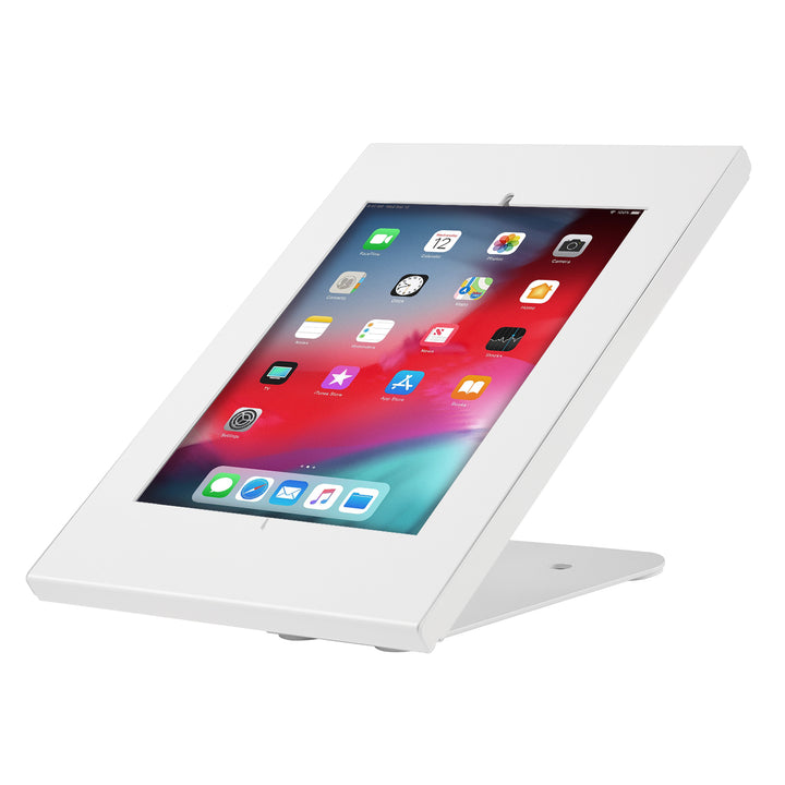 Maclean MC-909 Support de tablette antivol 2 en 1, support de table et support mural compatible avec 9,7 pouces/10,2 pouces, iPad, 10,5 pouces, iPad Air/iPad Pro, 10,1 pouces, Samsung Galaxy, Tab A (2019) ( Blanc)