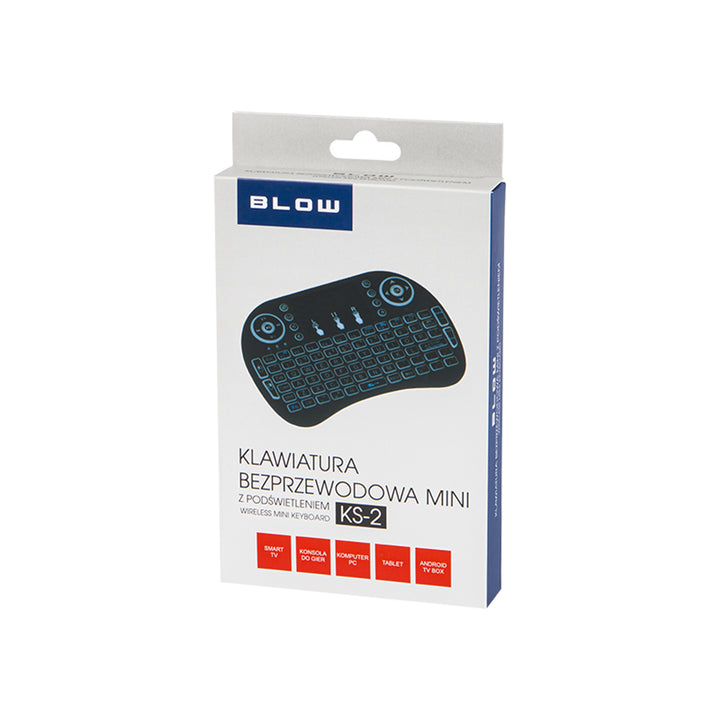 Blow Mini KS-2 Draadloos toetsenbord met achtergrondverlichting en touchpad 2,4GHz