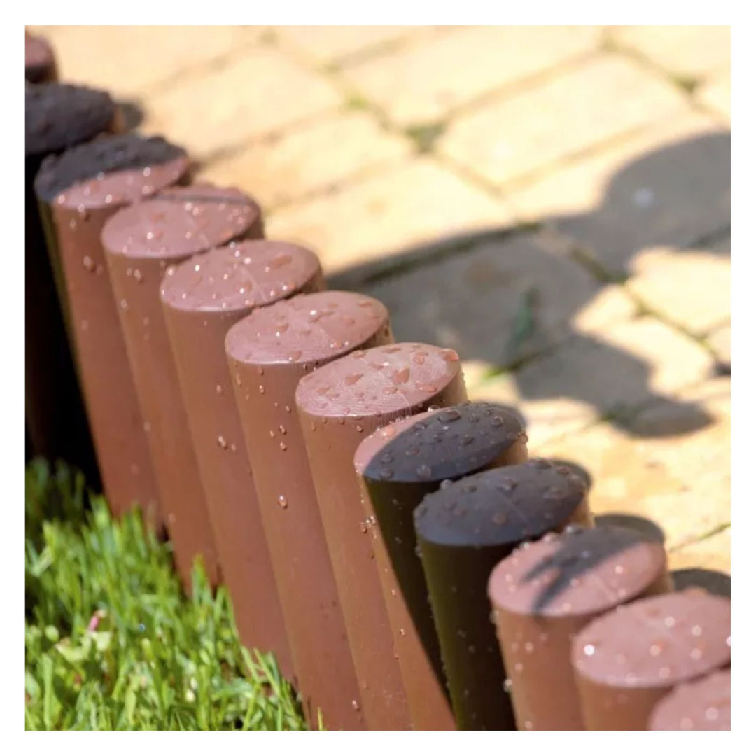Prosperplast / Tuinhek Gazonrand IPAL Plus / 2,4m / Kleur bruin