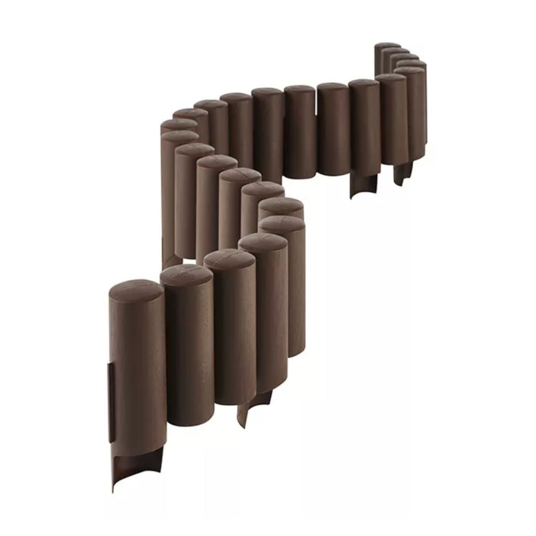 Prosperplast / Tuinhek Gazonrand IPAL Plus / 2,4m / Kleur bruin