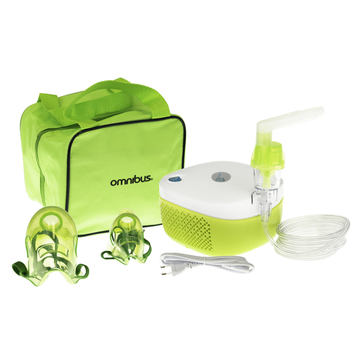 Omnibus Nubi BR-CN195 Elektrische inhalator Inhalerset voor kinderen en volwassenen Vernevelaar Inademing Geprofileerd masker voor volwassenen en kinderen