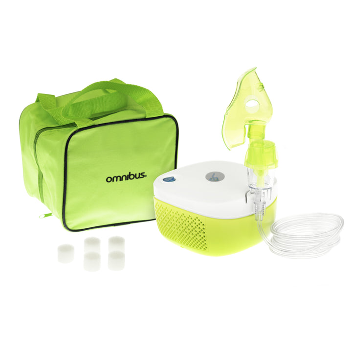 Omnibus Nubi BR-CN195 Elektrische inhalator Inhalerset voor kinderen en volwassenen Vernevelaar Inademing Geprofileerd masker voor volwassenen en kinderen