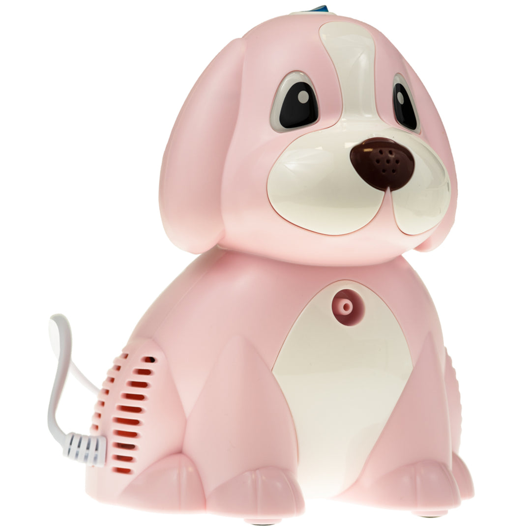 Omnibus BR-CN171 Doggy Electric Inhaler, Inhalateur pour chien, Ensemble pour enfants et adultes, Masque d'inhalation nébuliseur pour adultes et enfants, Rose