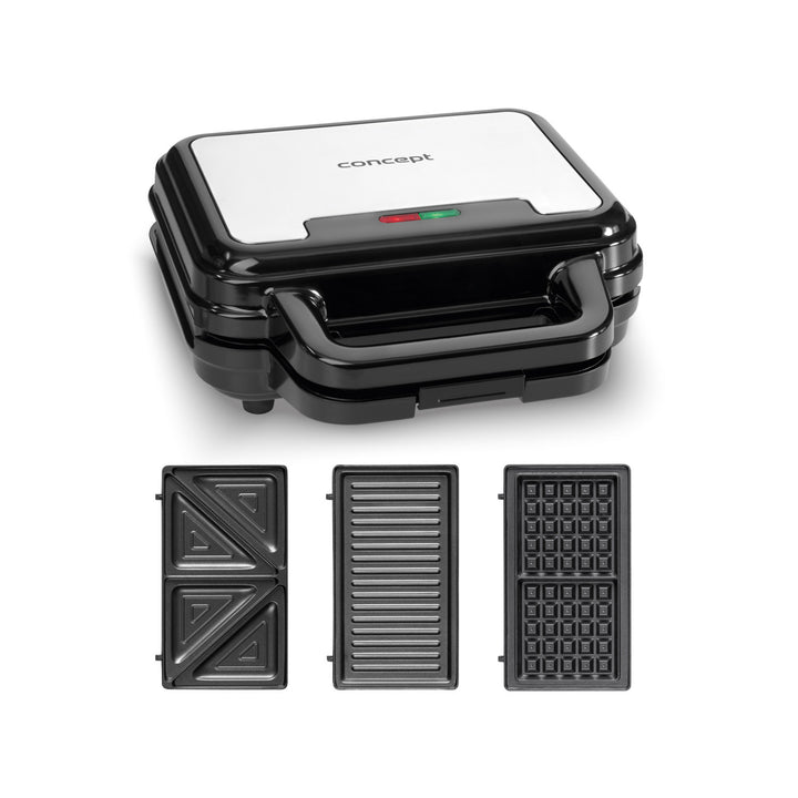 Concept 3in1 Tosti-ijzer Broodrooster 700W SV3060 verwisselbare platen