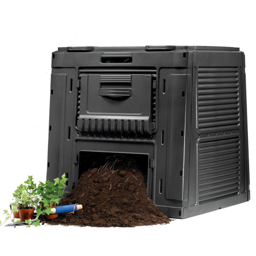 CURVER OUTDOOR Tuincomposter met voet 470L E-COMPOSTER Keter - Zwart