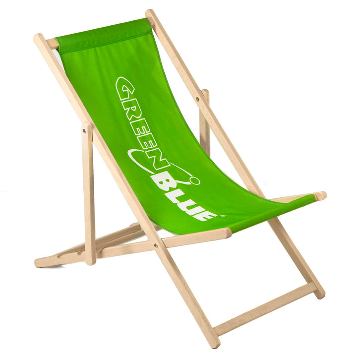 GreenBlue GB183 klassieke beukenhouten strandstoel met uw eigen opdruk, graphics, logo, reclame strandstoel