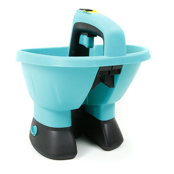 Greenmill GR0032 Elektrische Handstrooier Tuinzaaimachine Batterij aangedreven Snelheidsregeling Doseerinstelling Zaadschuif Handzaag 2,7 L