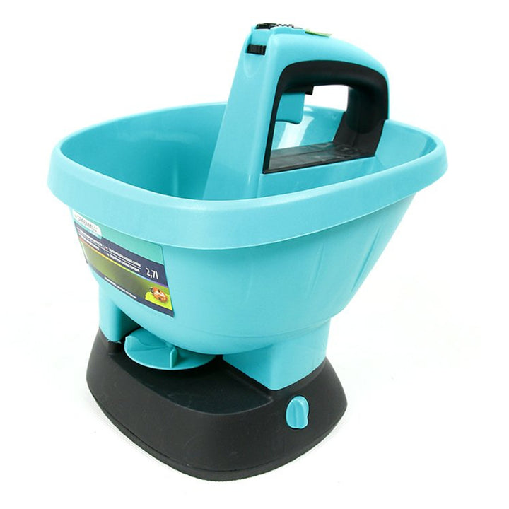 Greenmill GR0032 Elektrische Handstrooier Tuinzaaimachine Batterij aangedreven Snelheidsregeling Doseerinstelling Zaadschuif Handzaag 2,7 L