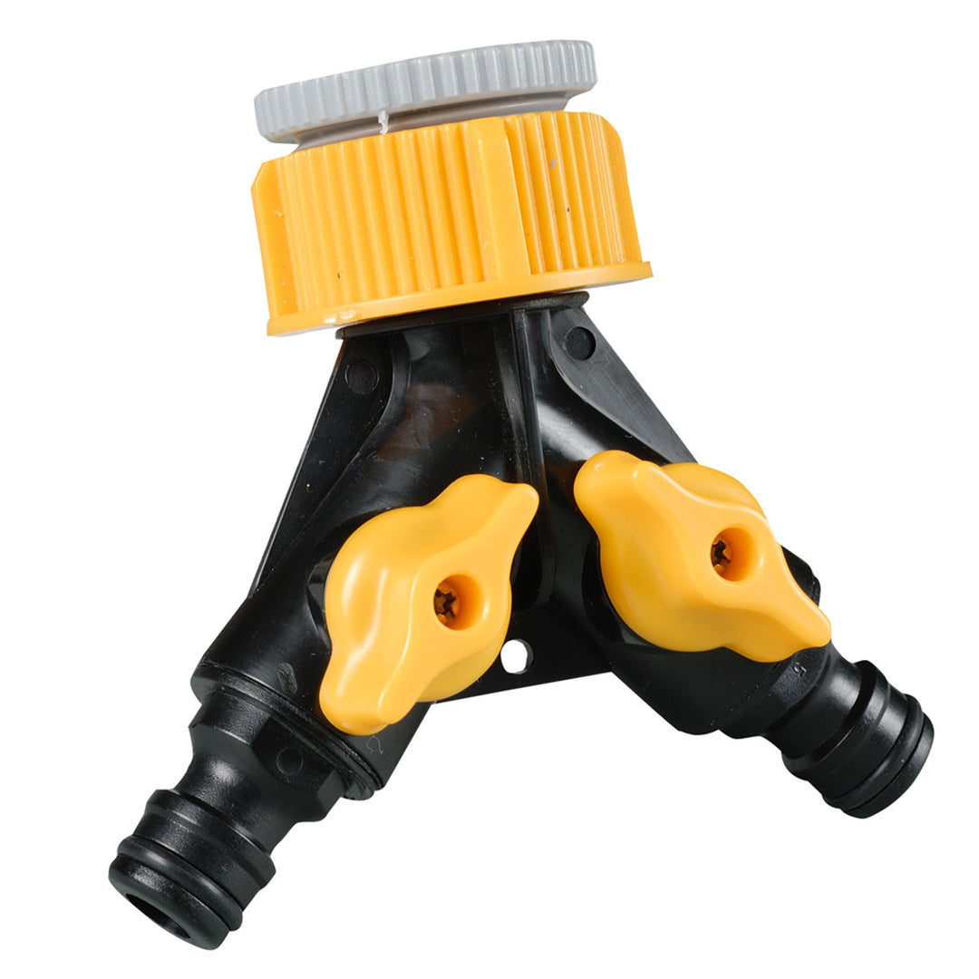 Greenmill GB1682C '2 Weg Waterverdeler Slang Aansluiting Y Splitter Slangkraan Adapter 1 3/4 "