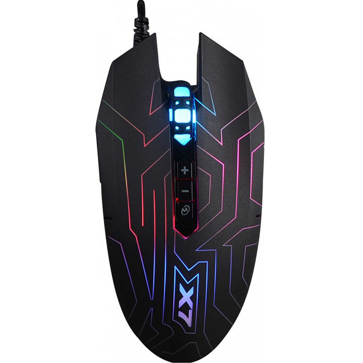 Bedrade gamingmuis A4TECH XGame X77 Maze optische sensor