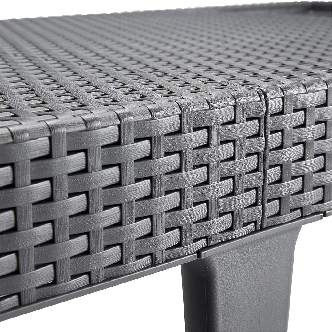 Allibert -Jaipur Sun - Lounger verstelbare Ligbed - Grafiet