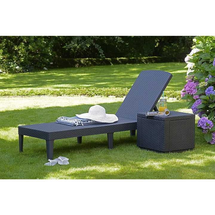 Allibert -Jaipur Sun - Lounger verstelbare Ligbed - Grafiet