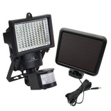Maclean MCE442 Solar lamp LED spot met bewegingssensor Schijnwerper Solar wandlamp Schemersensor Solar light IP44 6W 360 lumen 6000K (1 x stuk)