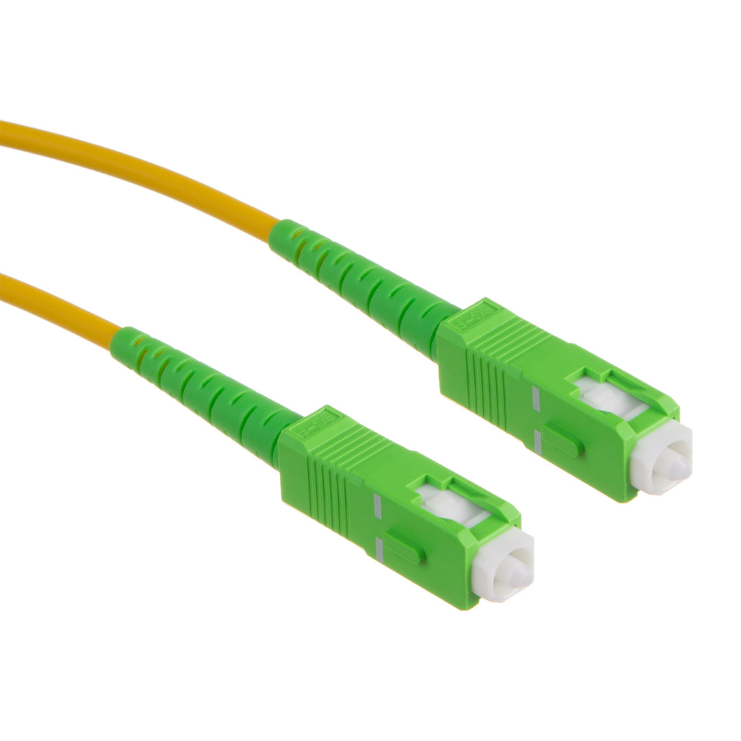 Maclean - Vezeloptische kabel SC/APC naar SC/APC patchkabel 1m