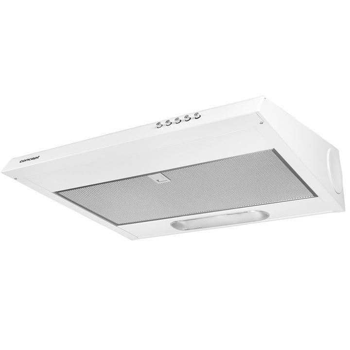 Concept OPP2060 Onderkast Afzuigkap 60 cm LED Verlichting 3 Vermogensniveaus 175 m3/h (Wit)