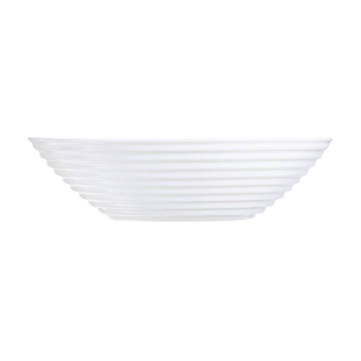LUMINARC Harena servies met soepkom 18 stuks (soepkom 20 cm) voor 6 personen glas wit