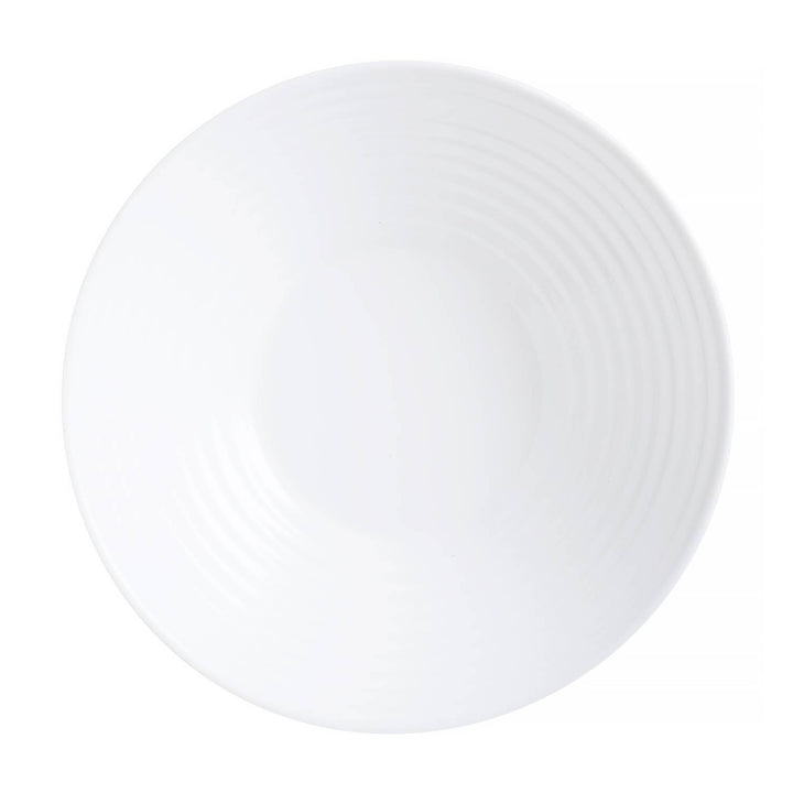 LUMINARC Harena servies met soepkom 18 stuks (soepkom 20 cm) voor 6 personen glas wit