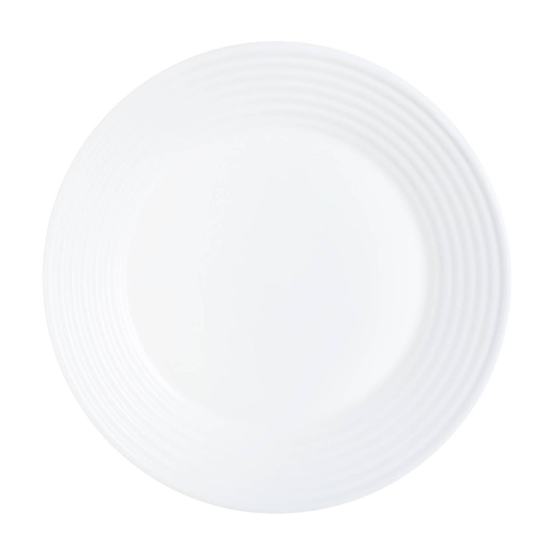 LUMINARC Harena servies met soepkom 18 stuks (soepkom 20 cm) voor 6 personen glas wit