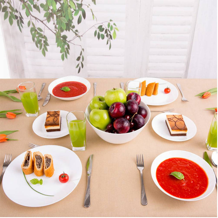 Dinerset Arcopal Zelie wit 18 delig voor 6 personen