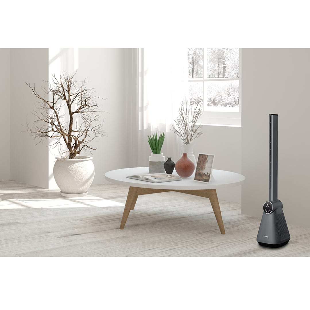 CONCEPT Torenventilator met afstandsbediening en timer -3 snelheden - Zwart
