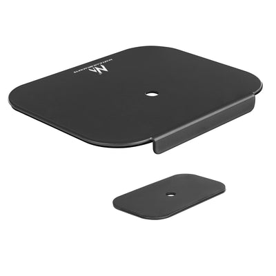 Maclean MC-929 Tafelblad versterking voor monitor Tafel montageset met antislipmat 11 mm Gatdiameter 190 x 153,5 x 15 mm