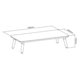 Maclean MC-930 Monitorstandaard Laptopstandaard Schermverhoger Bureaubevestiging Schermstandaard tot 20kg 50x24x12cm